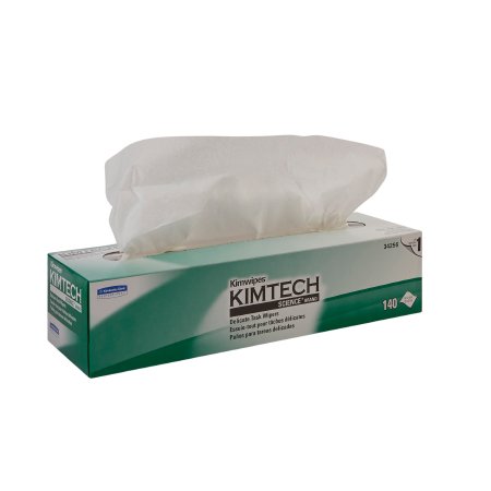 Wipe Kimwipe Delicate Task Wipe Kimtech Science Kimwipes Light Duty White NonSterile 1 Ply Tissue 14-7/10 X 16-3/5 Inch Disposable (140/BX 15BX/CS) by Kimberly-Clark Professional/Consumer  ID 34256
